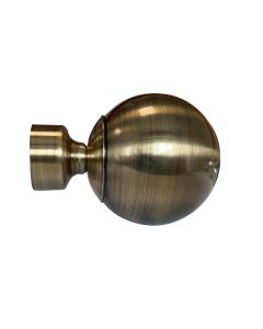 Cosmos 28mm Contract Finial, Antique Brass, Pack of 24