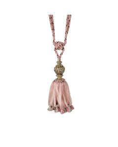 Florentine Ribbon Tieback, Chalk Pink