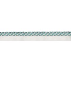 Belezza Flanged Cord, Turquoise