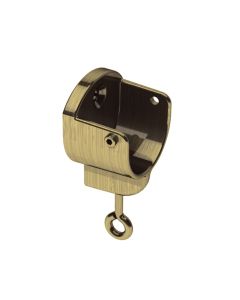 Integra 35mm Metal Pole Recess Bracket Antique Brass