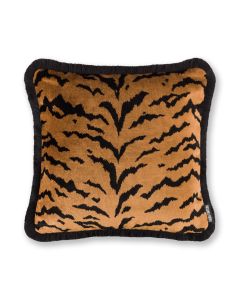 Luxe Velvet Tiger Gold 43x43cm Cushion Cover