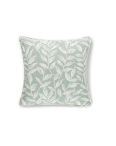 Olivia Cushion Cover in Sage with Cord Trim Edge - 43x43cm
