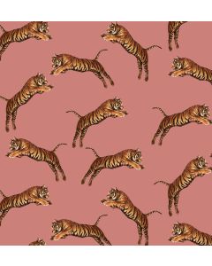 Pouncing Tigers Blossom Wallpaper