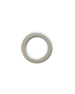 40mm Plastic Eyelet Tape Rings (H3089) - Matt Silver