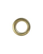 H4094 40mm Steel Eyelets, Brass Plated