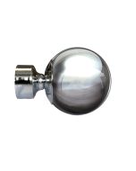 Cosmos 28mm Contract Finial, Chrome, Pack of 24