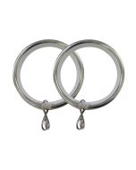 Cosmos 28mm Contract Rings, Chrome, Pack of 100
